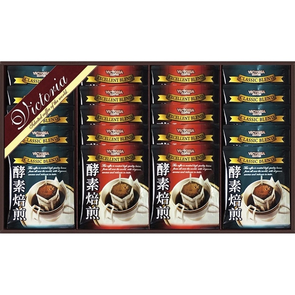 [ビクトリア珈琲]酵素焙煎ドリップコーヒーセット