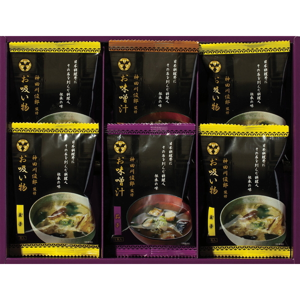 [神田川俊郎監修]味和心 お味噌汁ギフト【雅】