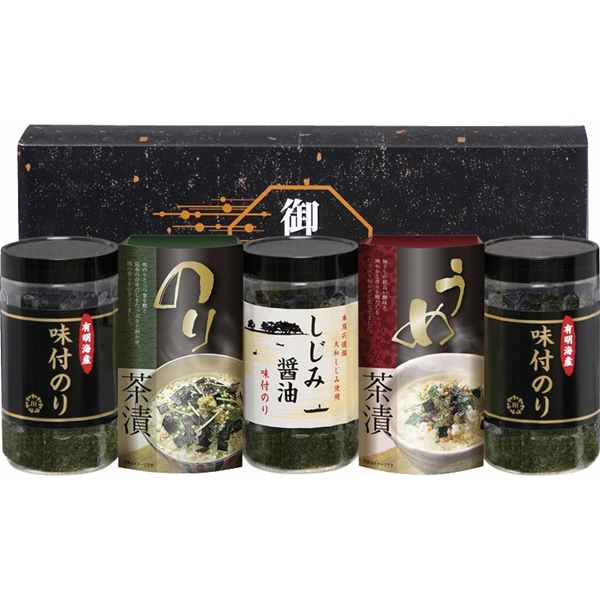 有明海産&しじみ醤油味付のり・お茶漬け詰合せ