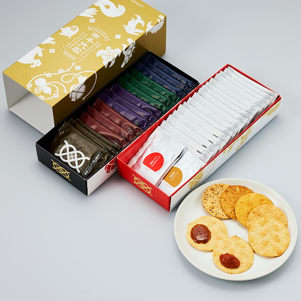 [MUSUBI千代松]玄米のディップせんべい さしすせそ玄米せんべい ミニセット