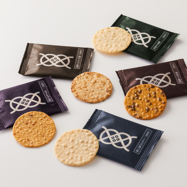 [MUSUBI千代松]玄米のディップせんべい さしすせそ玄米せんべい ミニセット