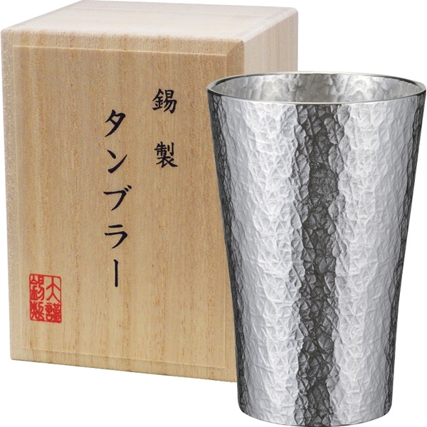 本錫タンブラー150ml 六花（りっか）小