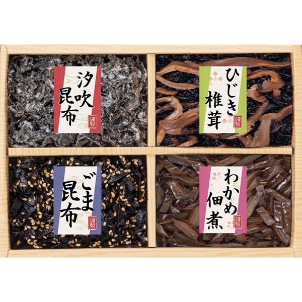 [廣川昆布]風味彩々 4品佃煮詰合せ