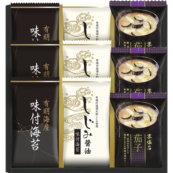 マルコメフリーズドライみそ汁&有明海産味付海苔セット