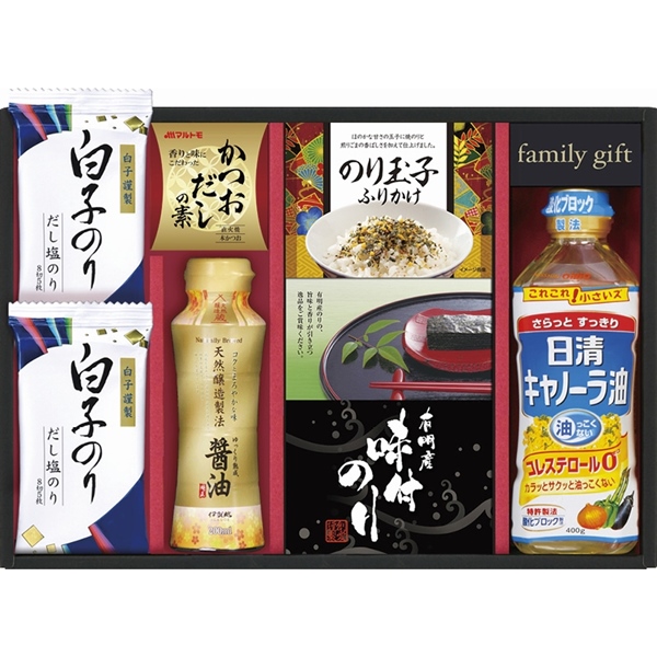 日清オイリオ&白子のり食卓詰合せ