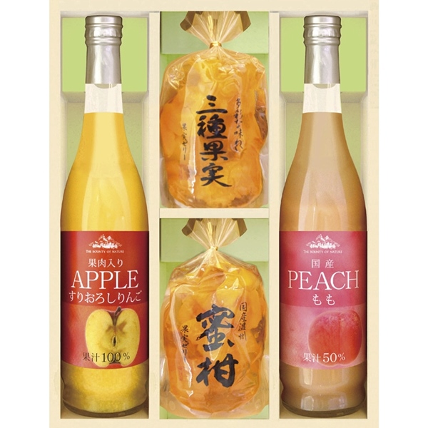 [美食ファクトリー]果実のゼリー・フルーツ飲料セット