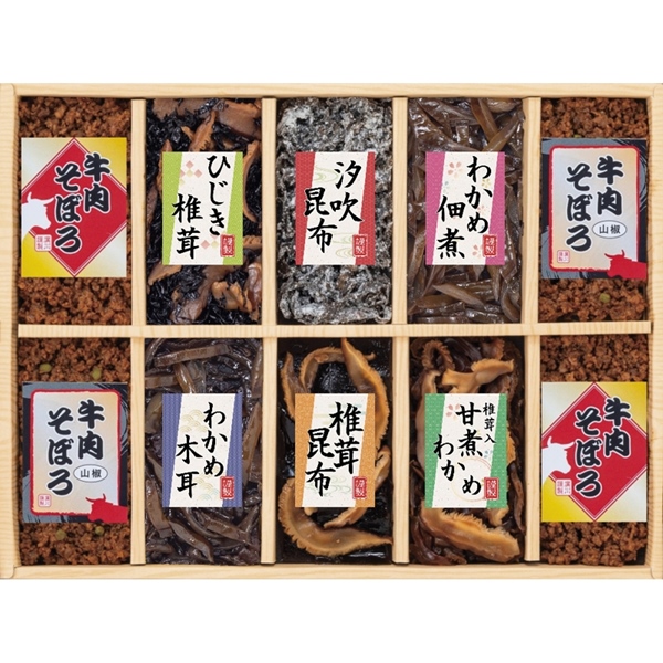 [廣川昆布]風味彩々 10品佃煮詰合せ