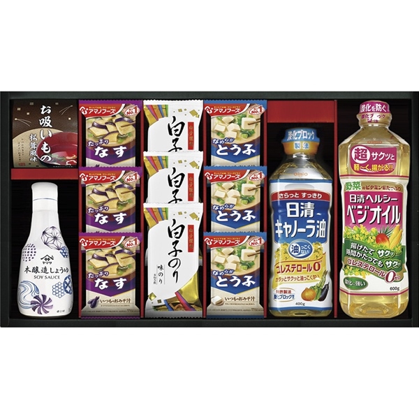 アマノフーズ&ヤマサ鮮度しょうゆ詰合せ