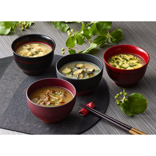 フリーズドライ 具材味わうおみそ汁&たまごスープ