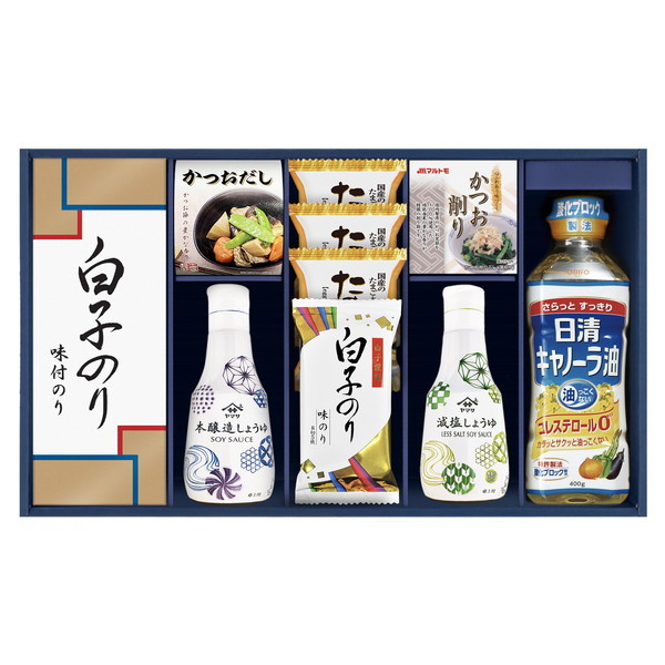 ヤマサ鮮度しょうゆ＆白子のり詰合せ