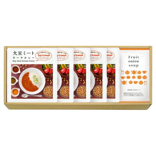 大豆ミート・キーマカレー＆淡路島玉ねぎスープセット
