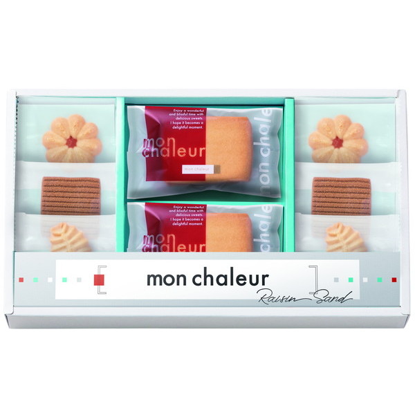 【ロゴシール付き/送料無料】[モンシャルール]レーズンサンド・クッキーセット