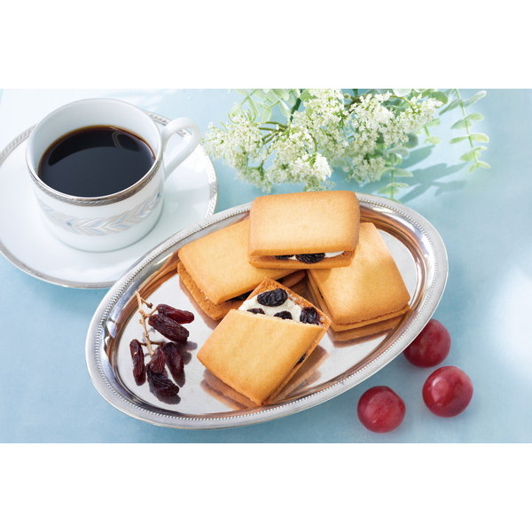 【ロゴシール付き/送料無料】[モンシャルール]レーズンサンド・クッキーセット