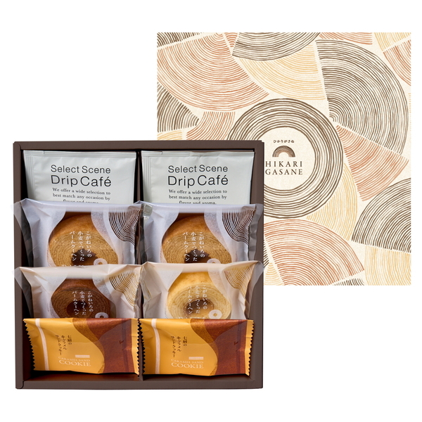 [ひかりがさね]ふんわりバームと珈琲の詰合せ　8個