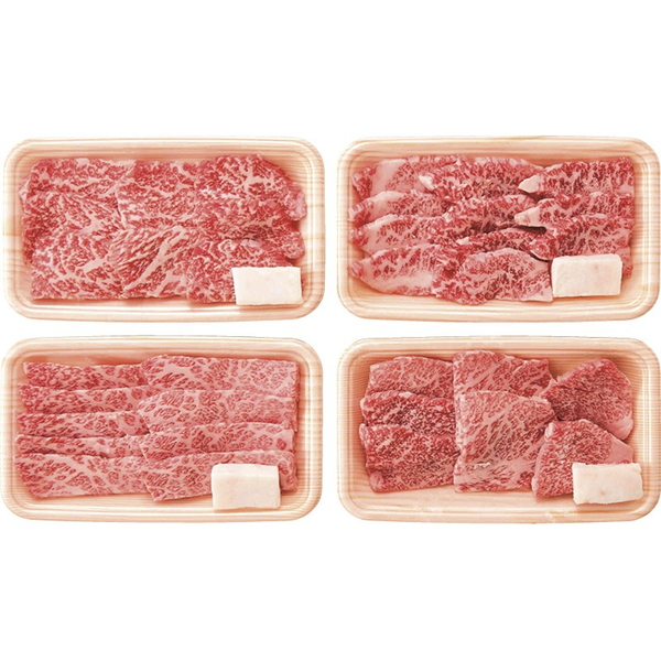 松阪牛焼肉食べ比べ4種セット【直送品】【送料込】