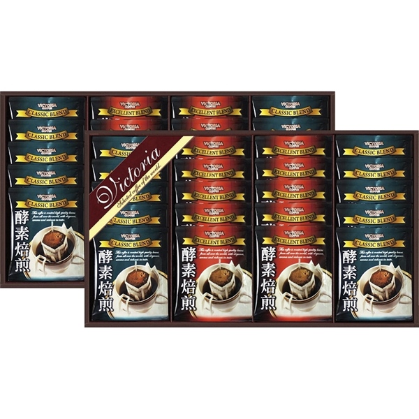 【最短発送可能】[ビクトリア珈琲]酵素焙煎ドリップコーヒーセット