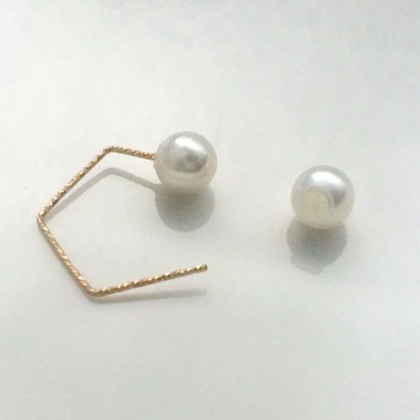 [Natully]Polygon 片耳ピアス 六角形 1606P-01