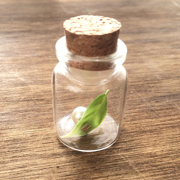 [Natully]Initial Pierce イニシャルピアス Gold