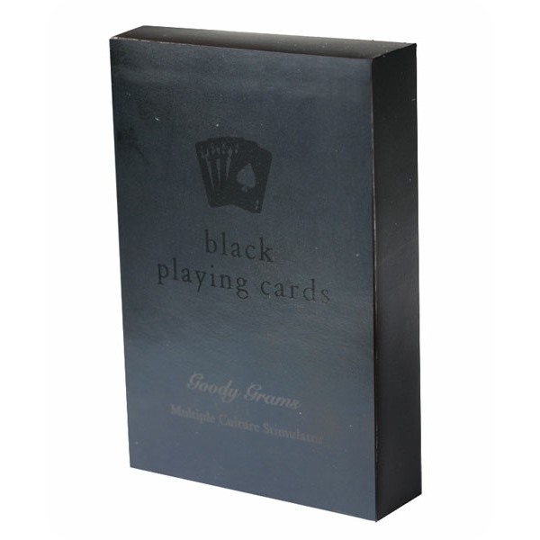 [Goody Grams]NEW BLACK PLAYING CARDS/トランプ