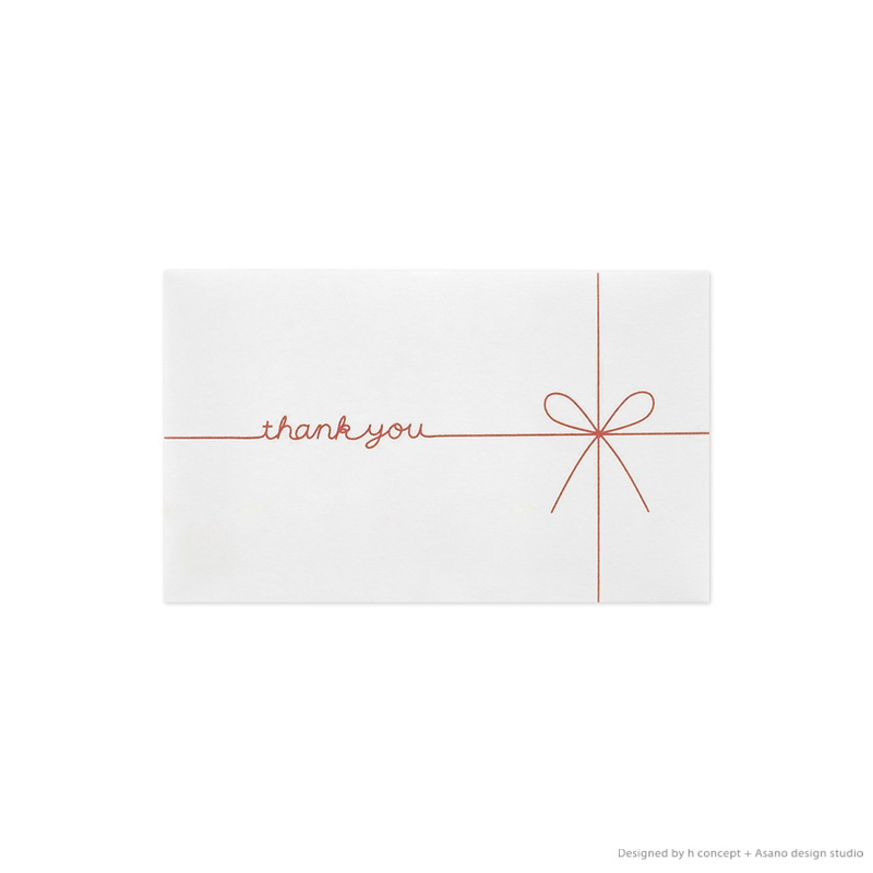 [金券袋] ギフト券袋 thank you ホワイト ミニ