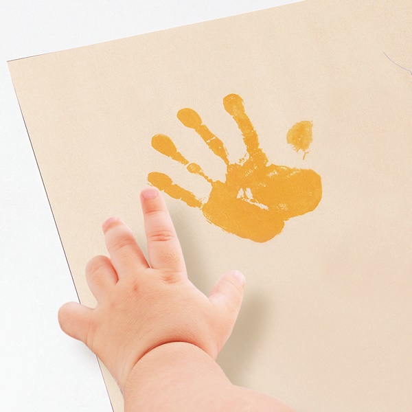 [LADONNA]ベビーハンドプリントフレーム 2面タイプ MB68-70/手がた足がた・おたんじょうきろく