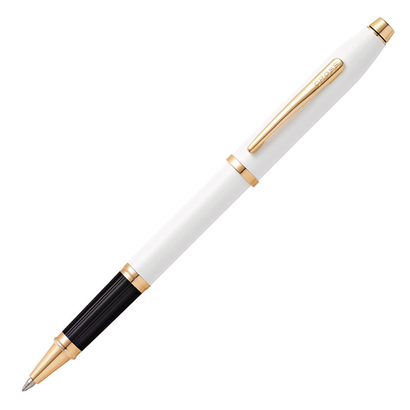 お取り寄せ品[CROSS]センチュリーⅡ パールホワイトラッカー セレクチップローラーボール/名入れ
