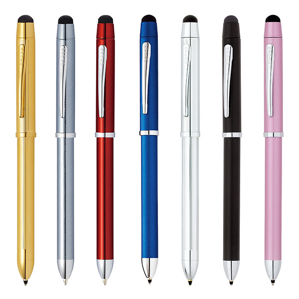 お取り寄せ品[CROSS]テックスリープラス 23金ゴールドプレート 複合ペン/名入れ可