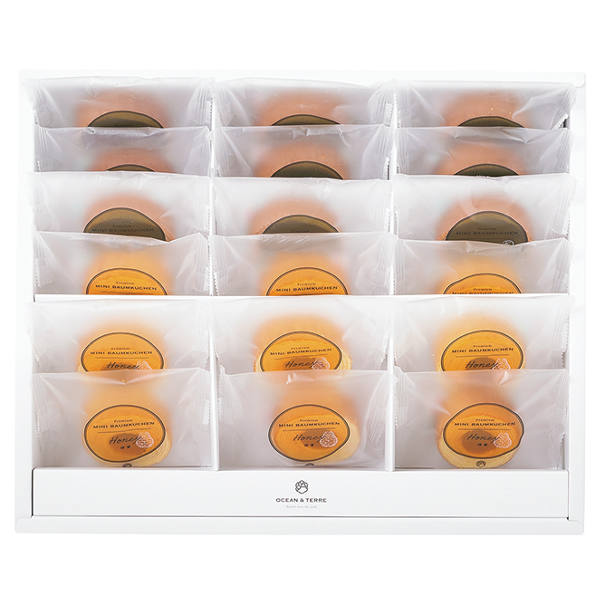 【ロゴ入れ 帯付き】[OCEAN&TERRE]ハニー＆ベルギーチョコバームセットC