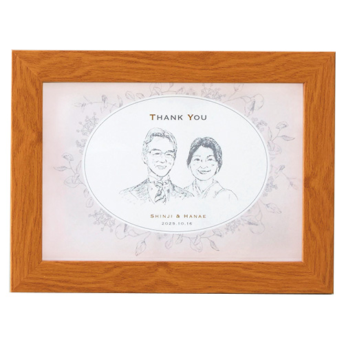 [PEREMEIRE]ハローネベア カフェブラウン 似顔絵タイプ