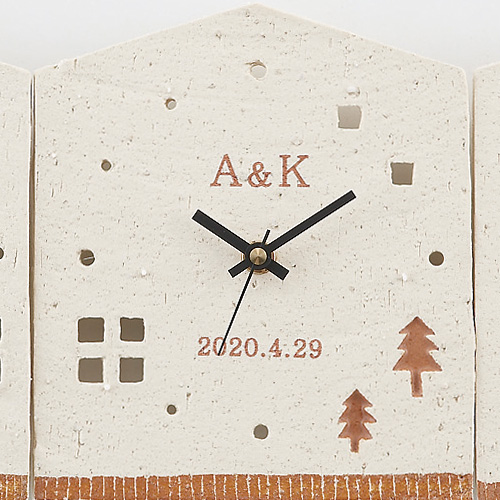 [PEREMEIRE]3つのkizuna時計 HOUSE /名入れ