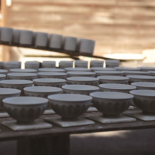 [PEREMEIRE]美濃焼き 志野の夫婦器