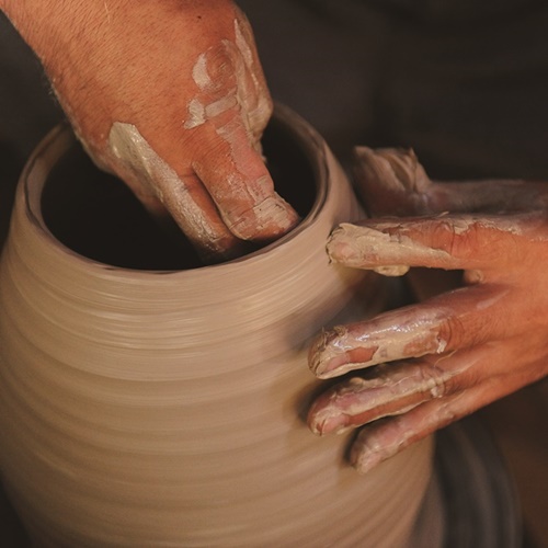 [PEREMEIRE]美濃焼き 志野の夫婦器