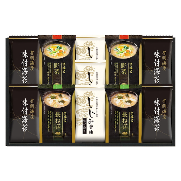 マルコメフリーズドライみそ汁&有明海産味付海苔セット