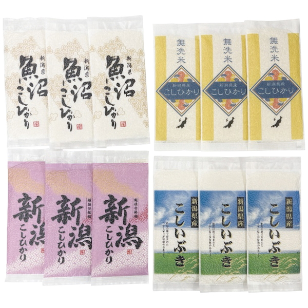 [初代田蔵]新潟米食べくらべギフトセット