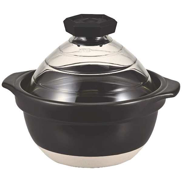 [HARIO]フタがガラスのご飯釜(2～3合炊き)