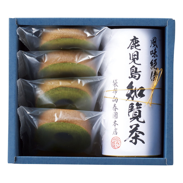 袋布向春園本店日本茶こだわりセット「楓」