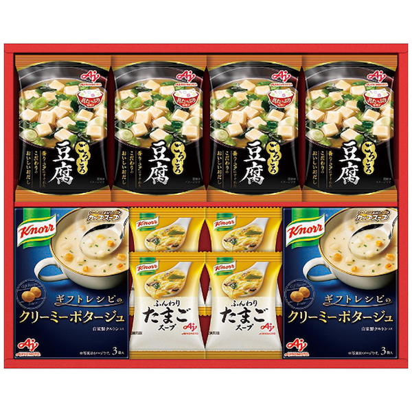 [味の素]具たっぷり味噌汁＆クノールスープギフト