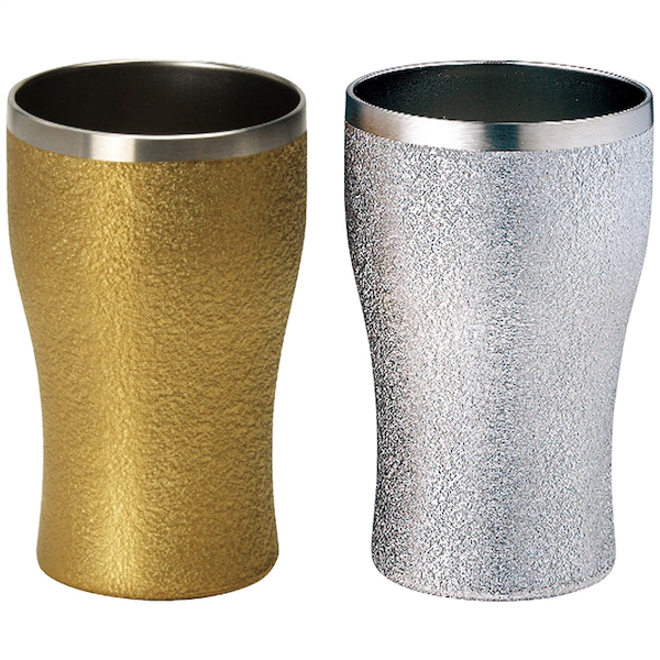 ルミナス 真空二層タンブラーペア390ml