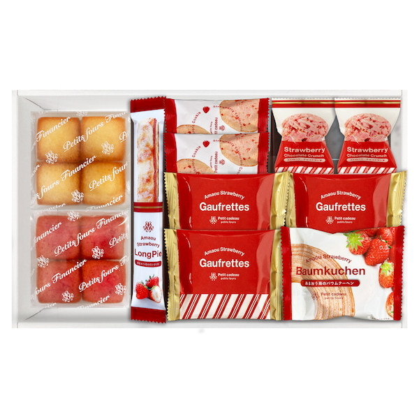 あまおう苺バウムクーヘン＆プチガトー　ギフトボックス