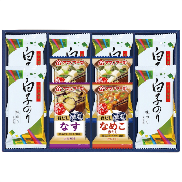 [味之庵]アマノフーズ＆白子味のり詰合せ