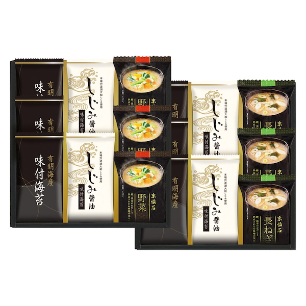 マルコメフリーズドライみそ汁&有明海産味付海苔セット