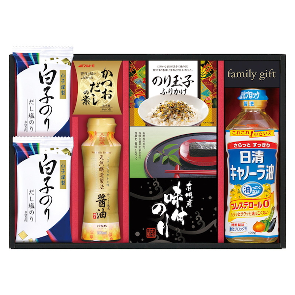 日清オイリオ&白子のり食卓詰合せ