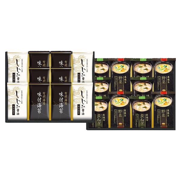 マルコメフリーズドライみそ汁&有明海産味付海苔セット