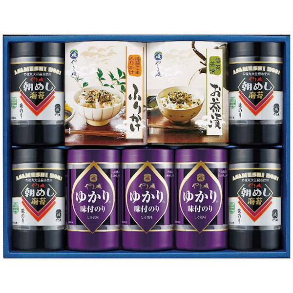 [やま磯]海苔・茶漬・ふりかけ詰合せ 味ぐるめ