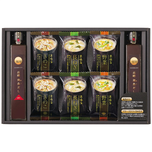 フリーズドライみそ汁＆飛魚だしセット