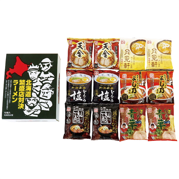 [エン・ダイニング]北海道繁盛店対決ラーメン12食