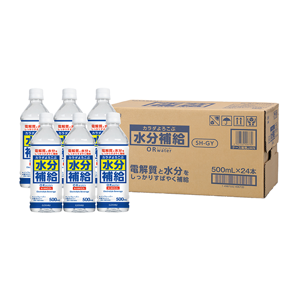 カラダよろこぶ水分補給　ORウォーター500ml（24本入）