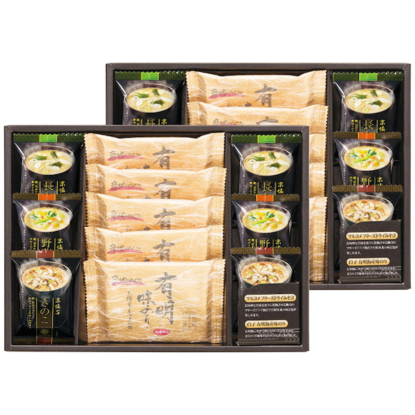 フリーズドライみそ汁＆有明味のりセット