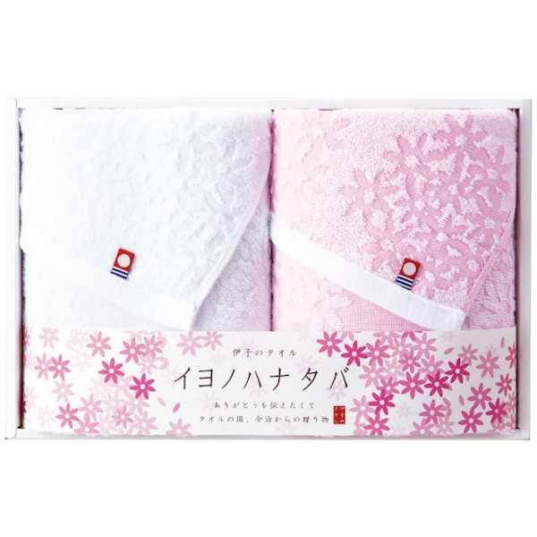 [イヨノハナタバ]フェイスタオル2枚セット
