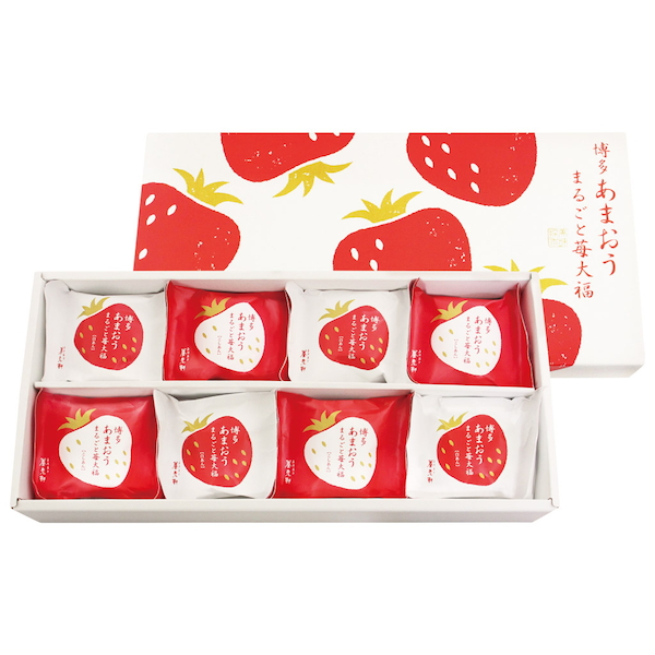 [京都 養老軒]博多あまおう まるごと苺大福【直送品】【送料込】